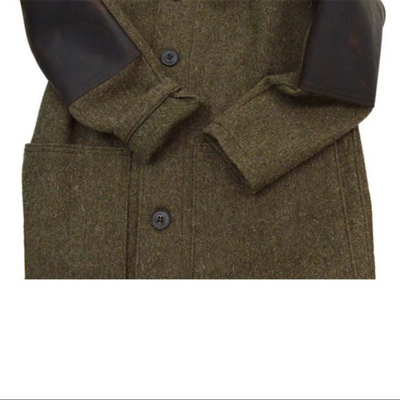 Nigel Cabourn Wool & Leather Military Jacket - Picture 4 of 6